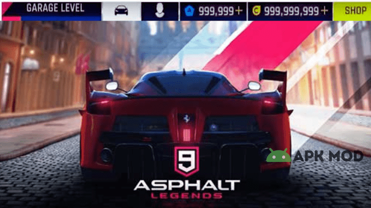 asphalt 9 mod unlimited tokens and coins
