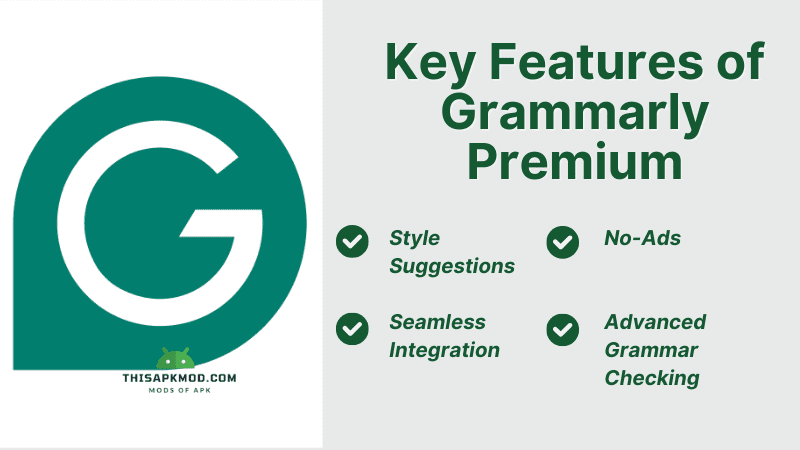 features of Grammarly Premium Apk