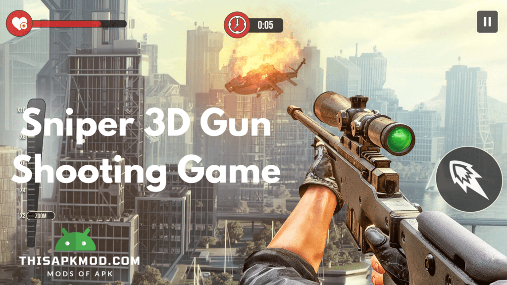 Sniper 3D gun shooting mod apk